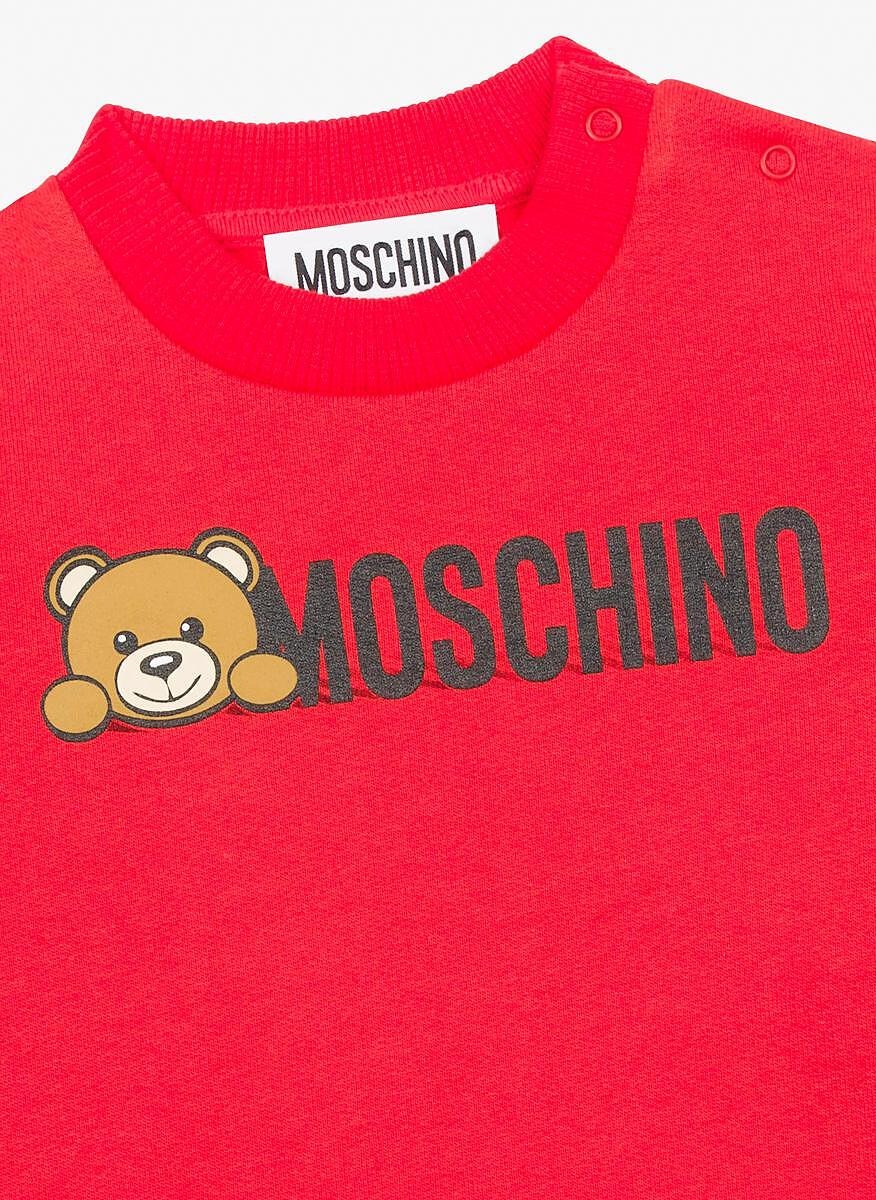 Суитшърт с принт Moschino Kids
